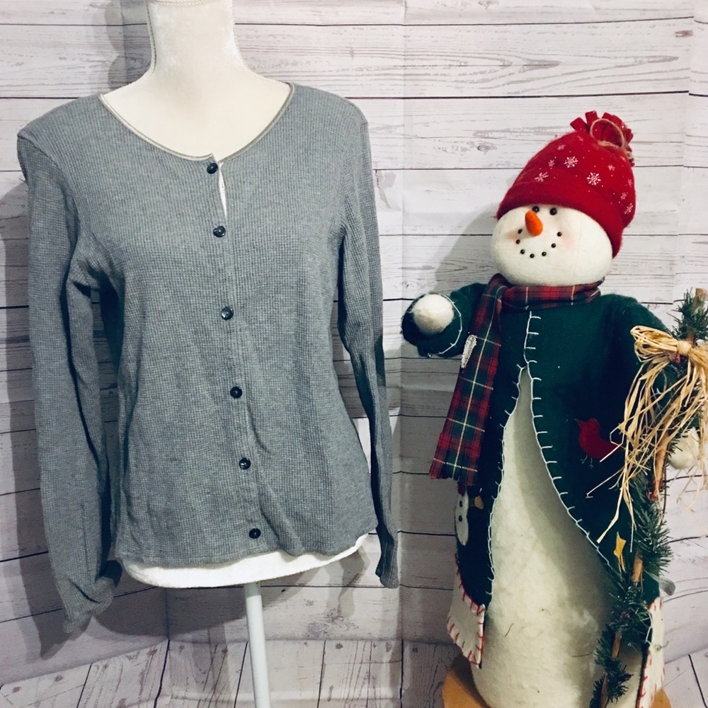 🖤SALE🖤 Liz Claiborne Liz & Co Thermal Cardigan L